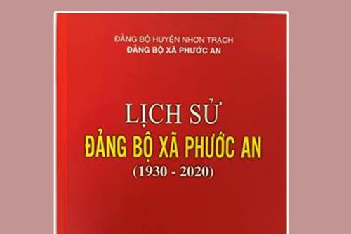 Giới thiệu sách Lịch sử Đảng bộ xã Phước An 1930-2020