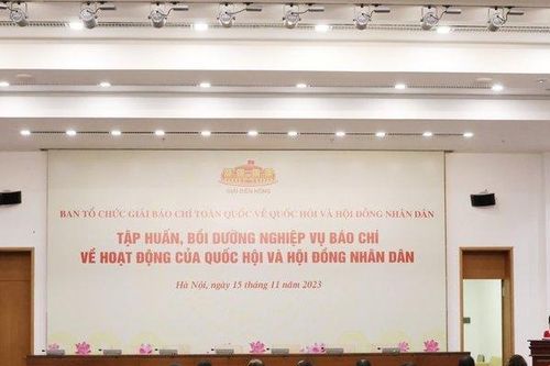 Tập huấn, bồi dưỡng nghiệp vụ báo chí về hoạt động của Quốc hội, HĐND
