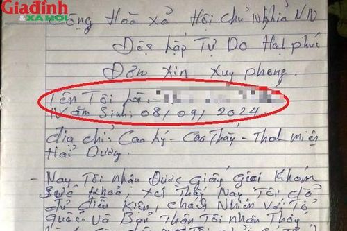 Chuyện hài Hải Dương: Nam thanh niên hậu đậu 'chưa sinh ra' đã viết 'đơn xin xung phong' nhập ngũ