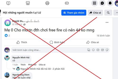 Ẩn họa từ những hội nhóm tiêu cực trên mạng xã hội