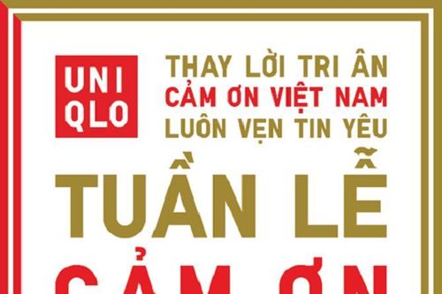 UNIQLO khởi động Tuần Lễ Cảm ơn từ ngày 01 - 07/12