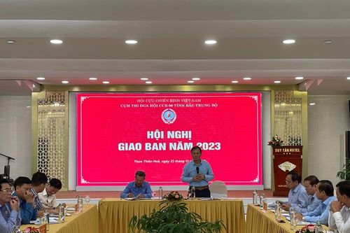 Giao ban cụm thi đua Cựu chiến binh 6 tỉnh Bắc Trung Bộ