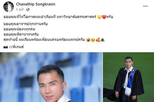 'Messi Thái Lan' chuẩn bị nhận bằng Đại học