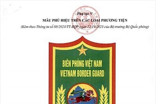 Thông tư quy định màu sắc, cờ hiệu, phù hiệu, tín hiệu của tàu thuyền, máy bay, xe - máy và phương tiện khác của Bộ đội Biên phòng