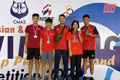 VĐV Thanh Hóa giành thành tích xuất sắc tại Giải lặn vô địch châu Á năm 2023