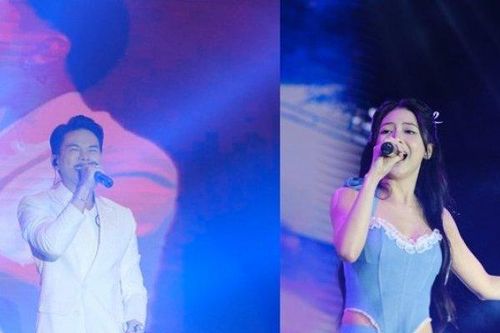 'Tình cũ' Trịnh Thăng Bình diện váy ngắn trình diễn giữa trời đông Hà Nội