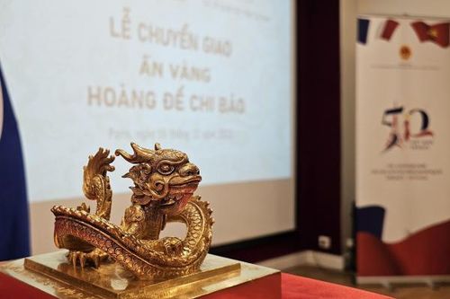 Ấn vàng Hoàng đế Chi bảo hồi hương lọt Top 15 sự kiện văn hóa, thể thao và du lịch tiêu biểu