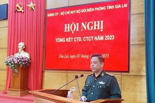 Đảng ủy- Bộ Chỉ huy Bộ đội Biên phòng tỉnh Gia Lai tổng kết công tác Đảng, công tác chính trị năm 2023