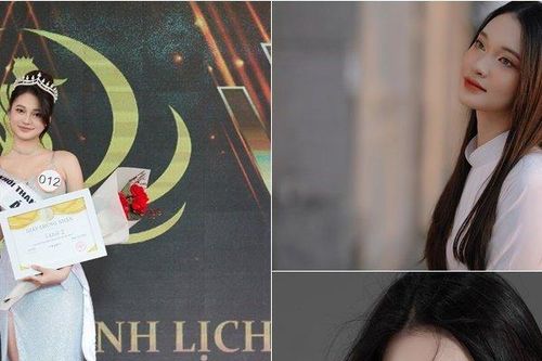 Vẻ đẹp ngọt ngào của Á khôi Thanh lịch Hà Nội 2023 Nguyễn Hạnh Tâm