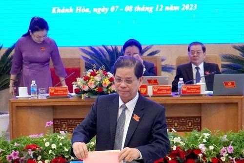 Chủ tịch HĐND, Chủ tịch UBND Khánh Hòa có phiếu tín nhiệm cao nhất