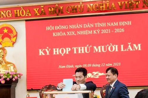 4 lãnh đạo chủ chốt tỉnh Nam Định đạt số phiếu tín nhiệm cao 100%