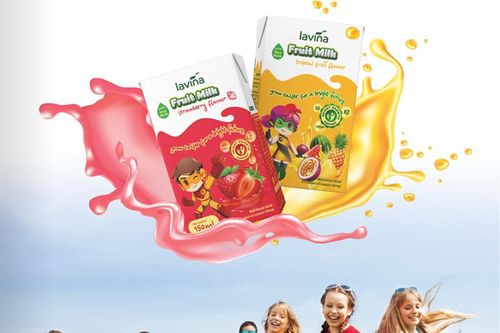 Lasuco ra mắt 'thức uống' sữa trái cây Lavina bảo vệ sức khỏe toàn diện cho trẻ