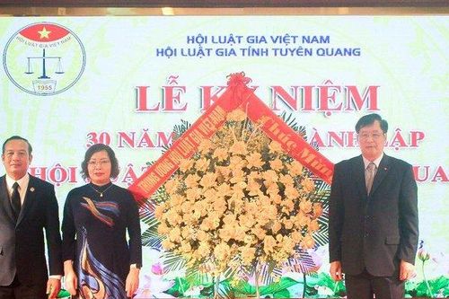 Hội Luật gia tỉnh Tuyên Quang kỷ niệm 30 năm xây dựng và phát triển