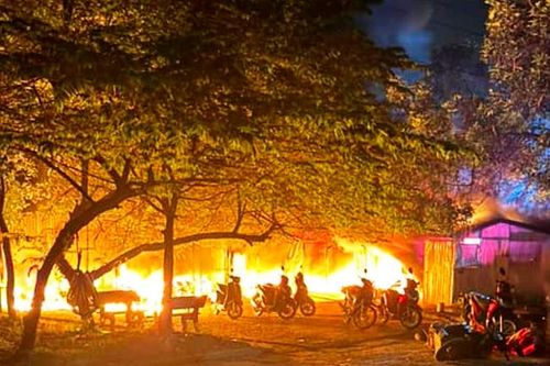 Thanh Hóa: Kịp thời dập tắt hỏa hoạn tại Trường Đại học Hồng Đức