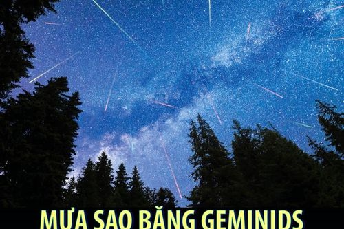 Mưa sao băng Geminids - Vua của các trận mưa sao băng