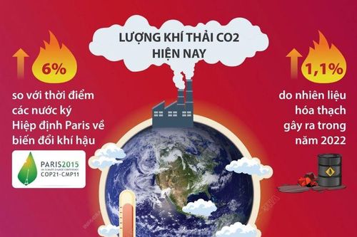 Nhiệt độ Trái Đất tăng vượt ngưỡng 1,5 độ C trong 7 năm tới