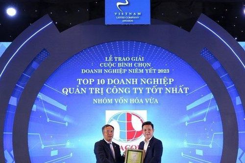 TRACODI đạt giải cao tại cuộc bình chọn doanh nghiệp niêm yết 2023
