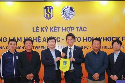 SLNA ký kết hợp tác với CLB đến từ Nhật Bản - Mito HollyhocK