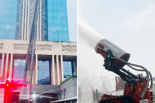 Bình Dương mua sắm robot, xe thang 'khủng' chữa cháy