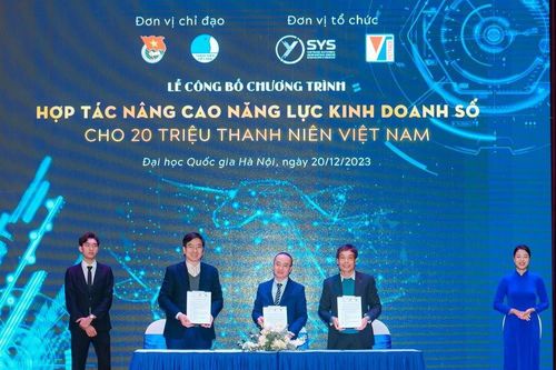 Hợp tác nâng cao năng lực kinh doanh số cho 20 triệu thanh niên Việt Nam