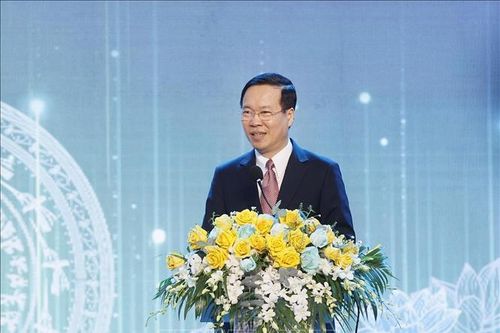 Chủ tịch nước Võ Văn Thưởng dự kỷ niệm 10 năm xây dựng và phát triển VSIP Quảng Ngãi