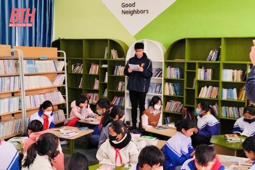 Lan tỏa văn hóa đọc đến các trường học trên địa bàn huyện Vĩnh Lộc