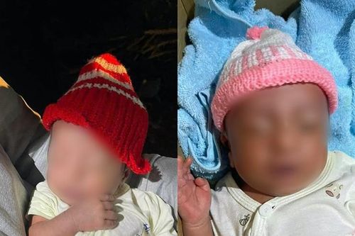 2 bé sơ sinh bị bỏ rơi trong đêm Noel kèm lá thư của người mẹ