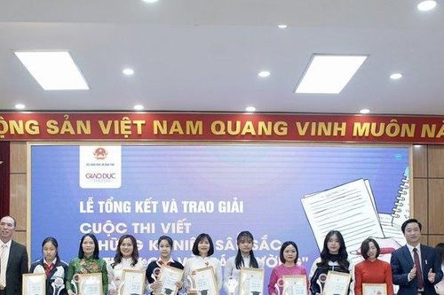 Hơn 80.000 tác phẩm tham gia cuộc thi viết về mái trường, thầy cô