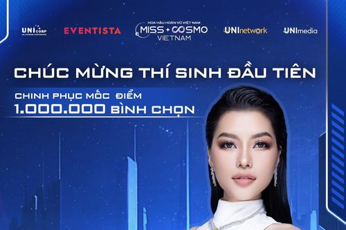 Chân dung nhan sắc dẫn đầu bình chọn 'Miss Cosmo - Hoa hậu Hoàn vũ Việt Nam 2023'