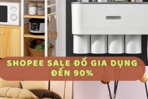 Tân trang nhà cửa năm mới cùng 1.001 item giảm sâu đến 90% trên Shopee