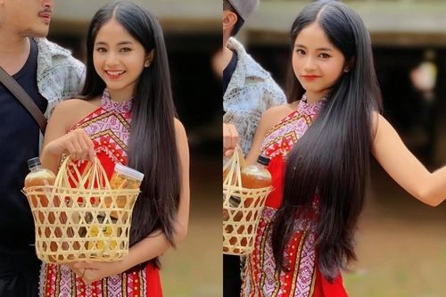 Cô bé Pa Cô đổi đời, tô son đánh phấn xinh như Hoa hậu