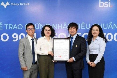 Doanh nghiệp tiên phong chuyển đổi số vừa được BSI trao cùng lúc 2 chứng nhận ISO