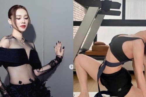 Nhã Phương tập sexy dance để siết eo trong 3 ngày