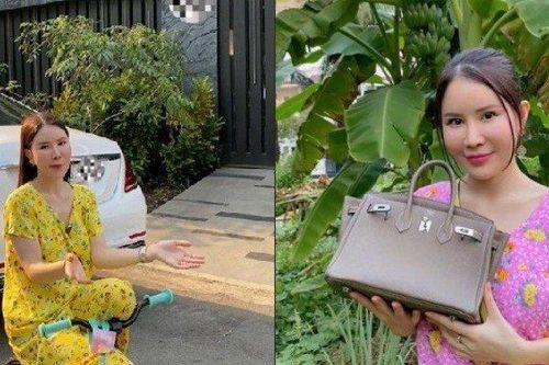 'Phú bà' quận 7 diện đồ bộ, review bộ ly 100 triệu của Thái Công: 'Này nhà chị đầy'