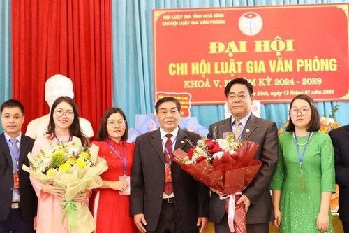 Đại hội Chi hội Luật gia văn phòng Hội Luật gia tỉnh Hòa Bình