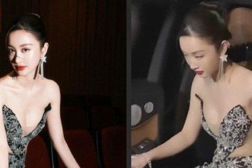 'Hot girl trà sữa' diện váy 'thiếu trên hụt dưới', phải vất vả che chắn giữa bao người