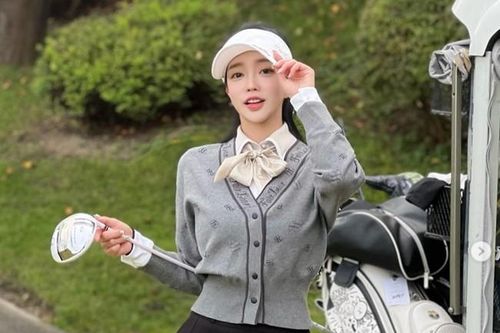 Học 'nữ thần sân golf' Hàn chiêu lên đồ ngày Đông