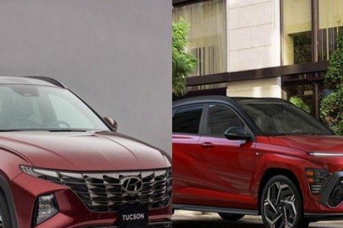 So sánh 2024 Hyundai Kona và Hyundai Tucson