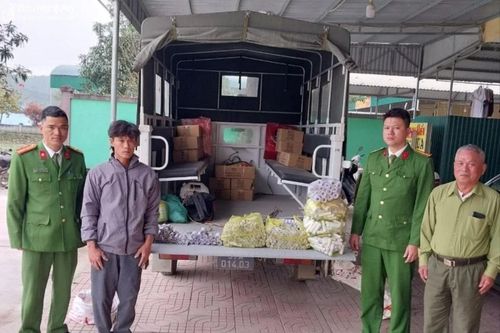 Bắt giữ đối tượng tàng trữ trái phép 37kg pháo tự chế