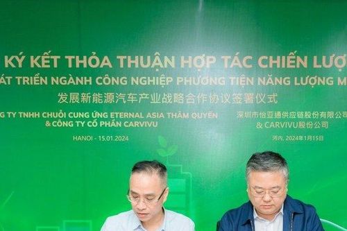 Ký kết hợp tác chiến lược phát triển ngành ô tô năng lượng mới tại Việt Nam
