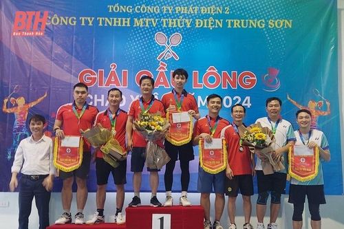 TSHPCo tổ chức thành công giải cầu lông chào Xuân Giáp Thìn