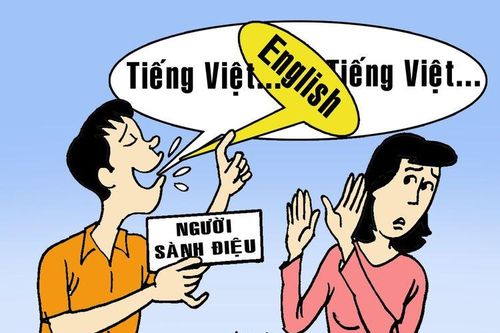 Có phải nói tiếng Việt xen vài từ tiếng Anh là sành điệu không ông giáo?