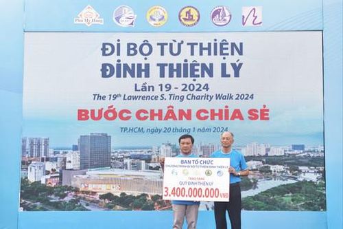 Chương trình đi bộ từ thiện Đinh Thiện Lý lần 19 – 2024: Lan tỏa tinh thần sẻ chia