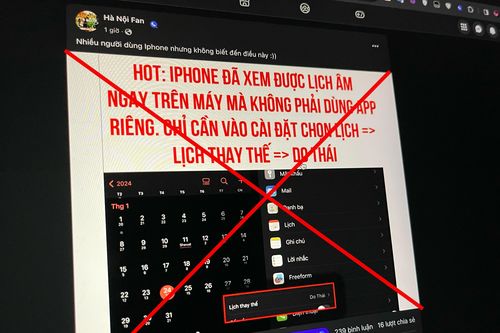 Đừng tin lời khuyên xem lịch âm trên iPhone bằng lịch Do Thái