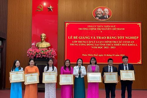 68 cán bộ các cơ quan Trung ương hoàn thành lớp trung cấp Lý luận chính trị