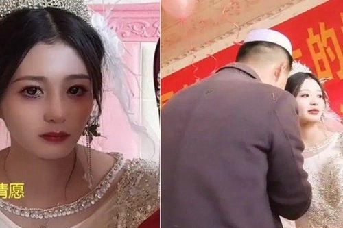 Trong hôn lễ, chú rể hạnh phúc ngập tràn, cô dâu đau khổ vì bị ép cưới