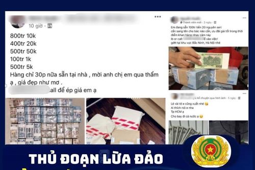 Cảnh giác với chiêu trò đổi tiền mới trên mạng xã hội
