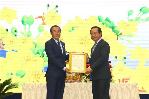 Đoàn đại biểu Campuchia thăm, chúc Tết tại Long An