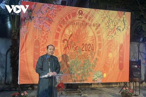 Cộng đồng người Việt Nam tại Ai Cập vui đón Tết cổ truyền, chào Xuân Giáp Thìn 2024