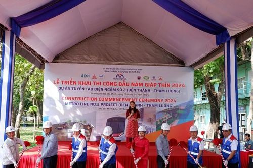 TPHCM triển khai thi công tuyến Metro số 2